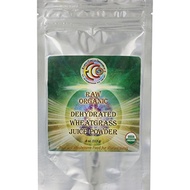 [USA]_Earth Circle Organics Dehydrated Wheatgrass Juice Powder - USDA Organic - 4 oz - Superfood - G