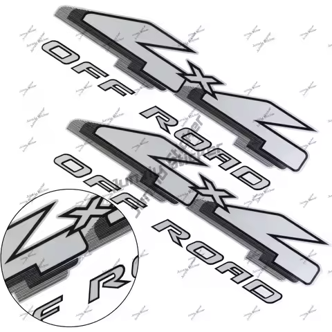 2 Pack 4x4 Off Road Decals Stickers Suitable for 1999 2000 2001 2002 2003 F Series Ranger Truck Pick