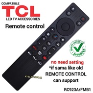 TCL RC923A/FMB1 Smart LED Tv Remote Control For 98QM6K 55QM7K 50QM6K 65QM7K 75QM7K 85QM7K 98QM7K 55Q