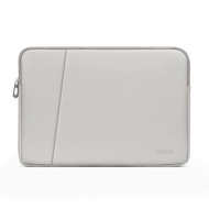 Baona BN-Q004 PU Leather Laptop Bag, Colour: Double-layer Gray, Size: 13/13.3/14 inch Gray 13/13.3/1