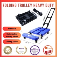 Flatbed Trolley Trolley Cart Trolley Foldable Trolley with wheel 2023 New Gen 2 SIZE (S) & (L）