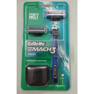 Gillette Mach3 Mach 3 Mach3+ Razor Handle Blade Cartridges ( 2 pcs)