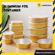 [MY KITCHEN] 5pcs Round Aluminium Foil Container Pun Choy Foil Container Food Pan Air fryer Baking T