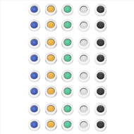 (LAU0) 40 Pieces Water Flow Restrictor 1.5/1.8/2.0/2.5/3.0 GPM Shower Water Flow Reducer Shower Head
