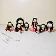 Authentic : Demon Slayer Nezuko Kamado Look Up,Scooping Doll,Chibi ( AS IS )
