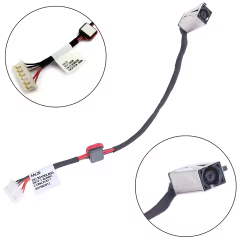 DC Power Jack Cable Charging Port Wire Cord Laptop For Dell Inspiron 15 5566 i5566 P51F 3000 5000 35