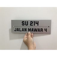 SIGNAGE HOUSE / LABEL ALAMAT RUMAH / DEKO HIASAN DINDING RUMAH