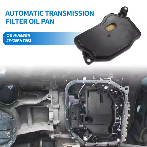 UXCELL Car Transmission Fluid Filter Oil Pan for Honda Civic Hybrid 1.3L L4 2003-2008 for Honda Insi