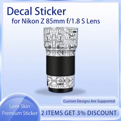 Z85 1.8 Protective Film for Nikon Z 85mm f/1.8 S Lens Sticker Z85 Wrap Cover For Nikkor Z 85F1.8 S L
