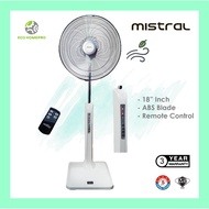 Mistral 18" Stand Fan With Remote MSF1805MR (Pearl White)