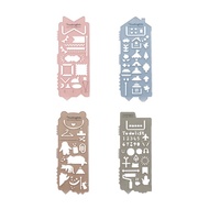 [YUBU] KUTSUWA クツワ Paper Tape Cutting Template DE011A DE011B DE011C DE011D