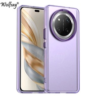 Anti-Drop Candy Color Phone Case For Honor X9C Matte Transparent Full Back Case For Honor X9C Cover 