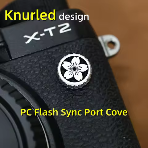 New Metal PC Sync Terminal Cap Remote Release Connector Cover for Fuji XT2 XT3 XT4 XT5 X-H1 XH2S GFX