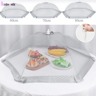 Practical Round/ Square Vegetable Cover Foldable Anti-fly Fruit Mesh Covers Household Dining Table Meals Leftovers Food Dust Cover