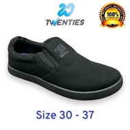 Twenties Black School Shoes Kasut Sekolah Hitam - P210