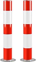 parking posts,29.5 inch Parking Bollards Space Saver Parking Lot Barriers Traffic Cones for Traffic-Sensitive Area(750x114mm)