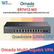 TP LINK ER7412-M2 OMADA MULTI-GIGABIT VPN ROUTER Switch WITH QUAD CORE 2.0GHZ CPU