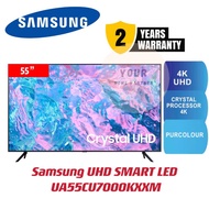 [2023 New]Samsung Crystal UHD 4K Smart LED 55 inch UA55CU7000KXXM