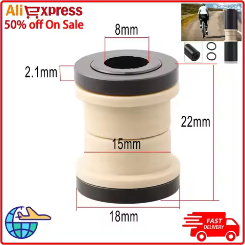 For Fox-Rockshox MTB Rear Shock DU-Bushing Kit DH Bike 22mm-68mm Rear Shock Absorbers Bushing Cyclin