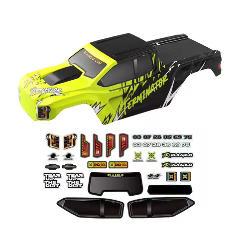 Rlaarlo Omni Terminator Rc Truck Body Shell Simulated Replacement Accessory With Decorative Decals F