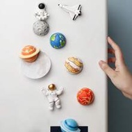 1/2/4/9pcs Creative Solar System Planets Fridge Magnet - Earth, Moon, Mars, Jupiter, Saturn, Sun, As