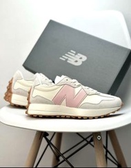 紫鑽🌟誠信商家🌟💜全新有盒New Balance 327 舒適時尚 低幫跑步鞋 女款 灰粉