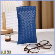 Bluesea กล่องแว่นตากันแดดซองแว่นตา1ชิ้น,ถุงผ้าใส่แว่นกันน้ำแบบพกพากล่องแว่นตาหนัง PU ถุงเก็บของที่ครอบป้องกันแว่นตา