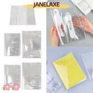 JANELAXE932JN Book Cover, Transparent Waterproof Notebook Protective Sleeve, Durable A5/A6 PVC Scrap