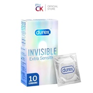 Durex Condom Invisible Extra Thin (Extra Lubricant/Extra Sensitive) 10s