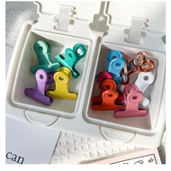 Paper Clip Color Metal File Clip,stationery Clip Seal Clip Long Tail Clip Dovetail Clip Snack Clip F