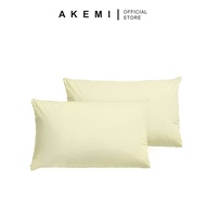 [HOT DIHIHVIDJD ] AKEMI Cotton Essentials Colour Home Divine Pillow Case 650TC (2pc)