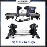PAPER ROLL COLLECTION AND DISCHARGE KIT ATTACHED TO ROLL PRINTER (SIZE A3 - A4)