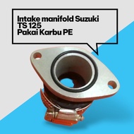 Intake manifold SUZUKI Ts 125 uses PE carburetor
