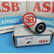 MINIMAL BEARING 697 2RS ASB MINIMUM 10pc