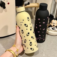 水瓶 water bottle Water Cup Girls New Style 2025 High-value Thermos Cup ins Style Portable Water Bottl