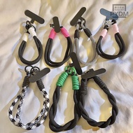 [PYDM] Simple Trendy Black Wrist Strap diy Braided Wrist Strap Wrist Strap Portable Portable Lanyard