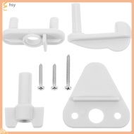 Waterproof Enclosed Trailer Door Holder Boat Hatch Latch 6.1X6.1X1.4CM White ABS  huyisheng