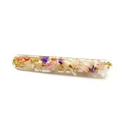 日本樹脂乾燥花星辰花瓣髮夾.髮飾