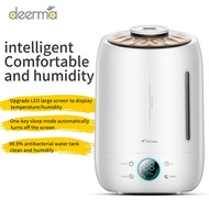 Deerma Air Humidifier Ultrasonic Fog 5l Quiet Aroma Mist Maker Led Touch Screen Timing Function Home