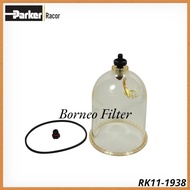 RK11-1938 Parker Racor Genuine Kit Bowl Fuel Filter Glass 900FH 1000FH Original Original Bowl Housin