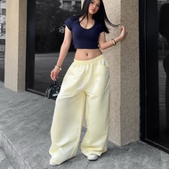 CHLISTY - TAFTA LUXE PANTS non-tafta wide-leg PANTS 40kg - 85kg