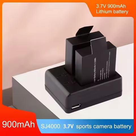 Li-ion Rechargable Battery 3.7V 900mAh For SJCAM SJ4000 WiFi SJ5000 WiFi SJ6000 SJ7000 WIFi M10 SJ50