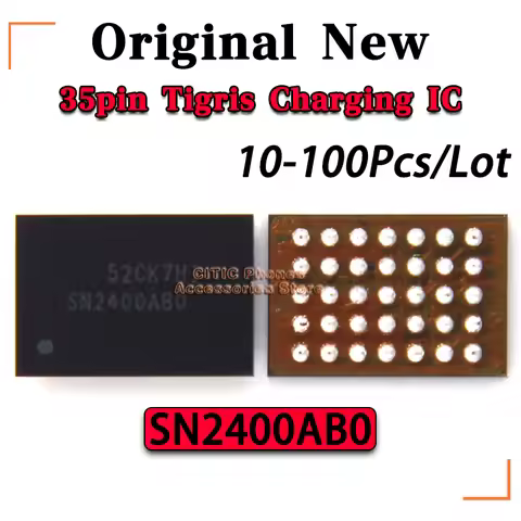 10-100Pcs/Lot New Original SN2400B0 SN2400AB0 35pin Tigris Charging IC For iPhone 6/6Plus 6S 6SP U21