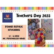 TEACHERS DAY GIFTS | GRADUATION GIFTS | CHILDREN'S DAY GIFTS | GOODIE BAG FILLERS - ACRYLIC KEYCHAIN