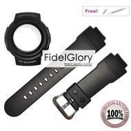 AW-582 / AW-500 / AWG-500 Bezel n Strap Matte Black