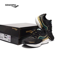 Original2023new Saucony Triumph black gold shock absorption sneakers running shoes