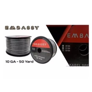 AUDIO CABLE / SPEAKER CABLE 10 AWG EMBASSY 2x120