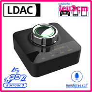 [LEUC3M] LDAC Bluetooth 5.0เครื่องรับสัญญาณเสียง3D เพลงสเตอริโอตัวรับสัญญาณ WiFi RCA 3.5หัวแจ็คอักซ์มิลลิเมตรสำหรับรถยนต์ชุดเครื่องขยายเสียงลำโพงแบบมีสาย