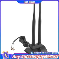 In stoick-2.4G/5G Dual-Band Antenna with 6.5Ft Extension Cable 6DB Magnetic Base Wireless Network Ca