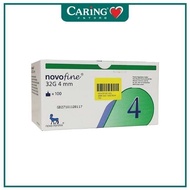 NOVOFINE NEEDLES 4MM 32G 100S (CARING PHARMACY)